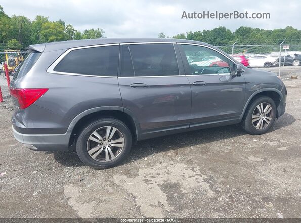 5FNYF6H35HB095378 2017 HONDA PILOT Серый Задняя правая четверть
