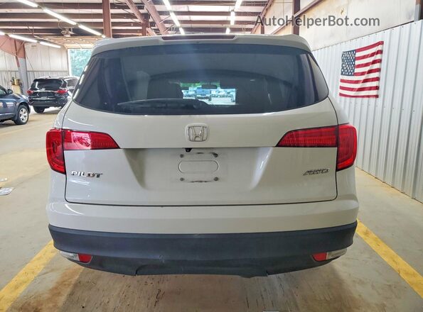 5FNYF6H35JB019410 2018 HONDA PILOT Белый Вид сзади