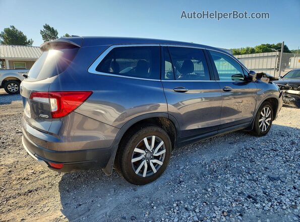 5FNYF6H35KB060332 2019 HONDA PILOT Gray Задня права чверть