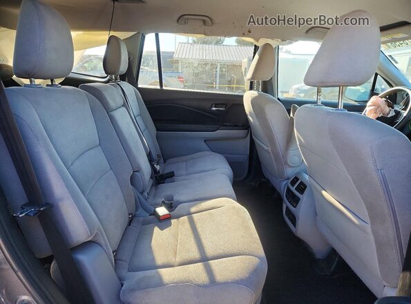 5FNYF6H35KB060332 2019 HONDA PILOT Gray Вид задньої частини салону