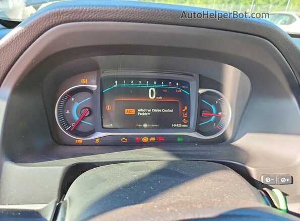 5FNYF6H35KB060332 2019 HONDA PILOT Gray Вид щитка приладів