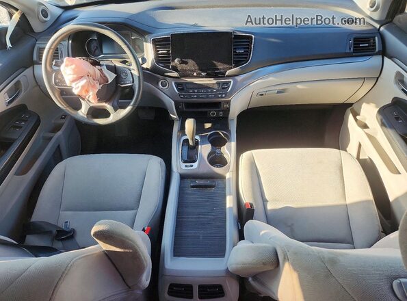 5FNYF6H35KB060332 2019 HONDA PILOT Gray Вид панелі приладів