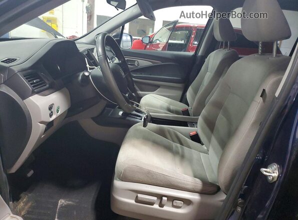 5FNYF6H35LB009690 2020 HONDA PILOT Синий Вид салона спереди