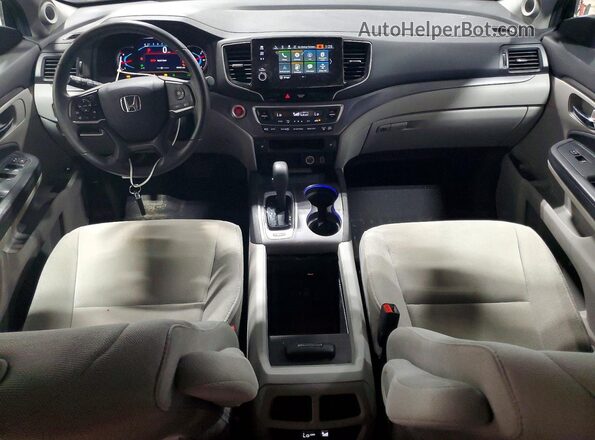 5FNYF6H35LB009690 2020 HONDA PILOT Синий Вид панели приборов