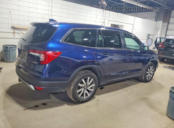 5FNYF6H35LB009690 2020 HONDA PILOT Синий Задняя правая четверть
