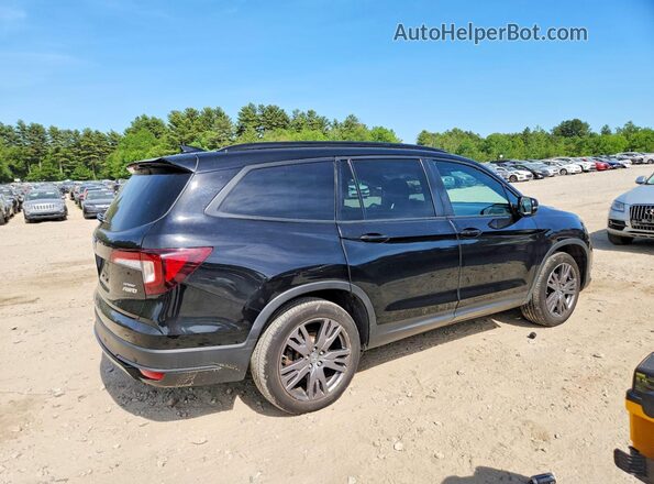 5FNYF6H35NB074624 2022 HONDA PILOT Black Tył prawy
