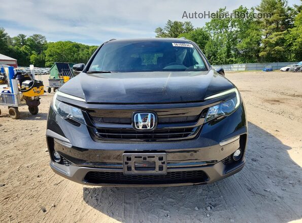 5FNYF6H35NB074624 2022 HONDA PILOT Black Widok z przodu
