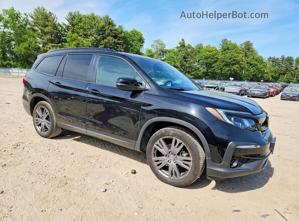 5FNYF6H35NB074624 2022 HONDA PILOT Black Przód prawy
