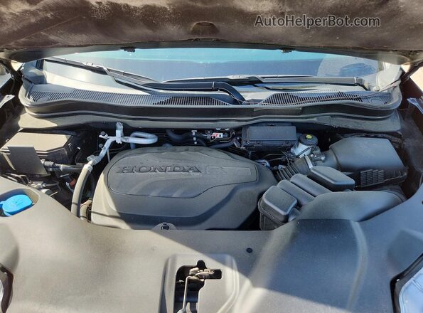 5FNYF6H35NB074624 2022 HONDA PILOT Black Widok komory silnika
