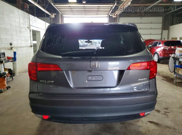 5FNYF6H38HB069003 2017 HONDA PILOT Gray Հետևի տեսք