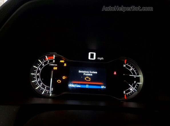 5FNYF6H38HB069003 2017 HONDA PILOT Gray Սարքավորումների վահանակի տեսք
