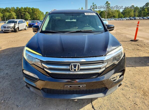 5FNYF6H38JB022656 2018 HONDA PILOT Черный Вид спереди