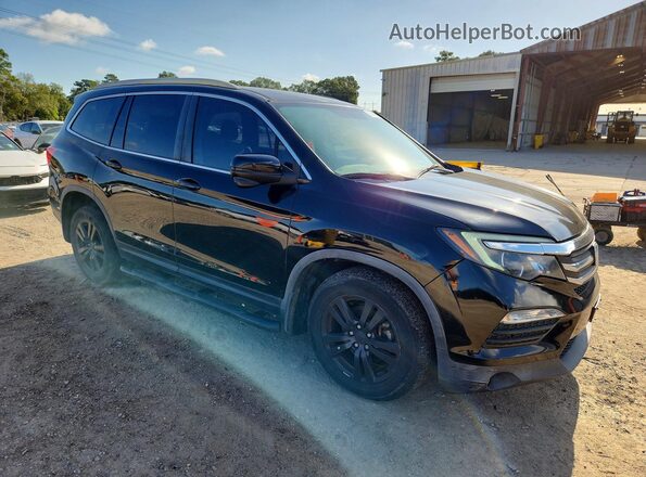 5FNYF6H38JB022656 2018 HONDA PILOT Черный Передняя правая четверть