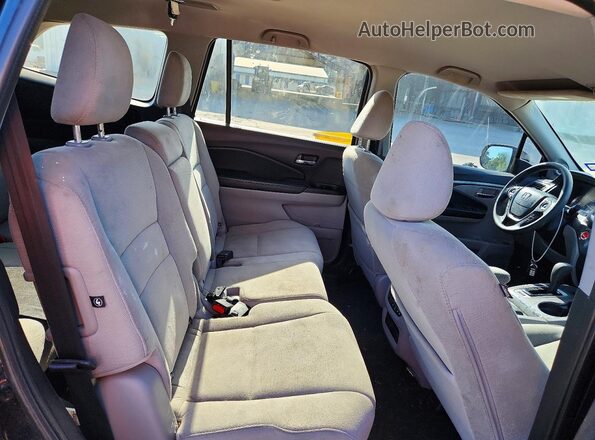 5FNYF6H38JB022656 2018 HONDA PILOT Черный Вид задней части салона