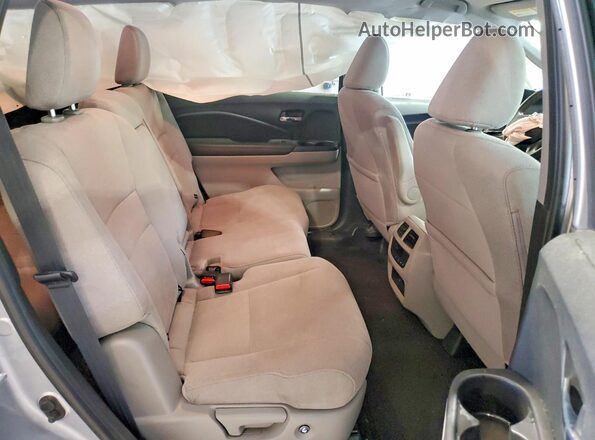 5FNYF6H38MB043477 2021 HONDA PILOT Silver უკანა სალონის ხედი