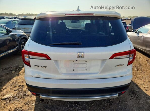 5FNYF6H38MB046315 2021 HONDA PILOT White Հետևի տեսք