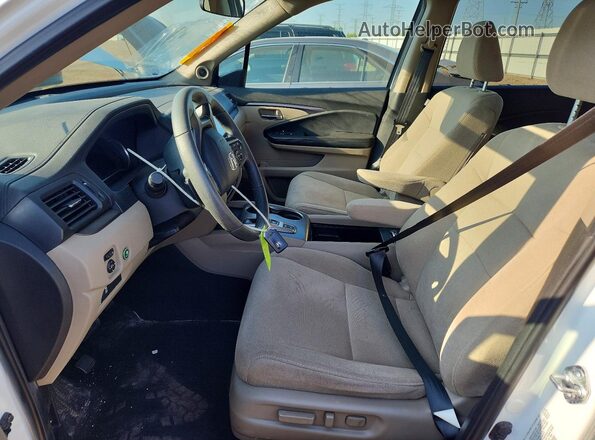 5FNYF6H38MB046315 2021 HONDA PILOT White Սալոնի դիմացի տեսք