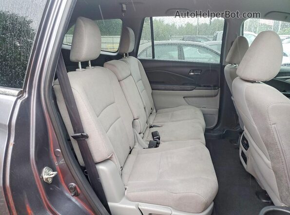 5FNYF6H39KB081684 2019 HONDA PILOT Серый Вид задней части салона