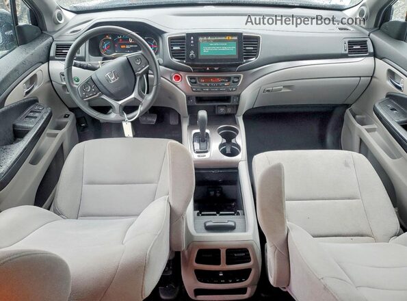 5FNYF6H39KB081684 2019 HONDA PILOT Серый Вид панели приборов