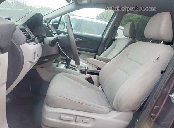 5FNYF6H39KB081684 2019 HONDA PILOT Серый Вид салона спереди
