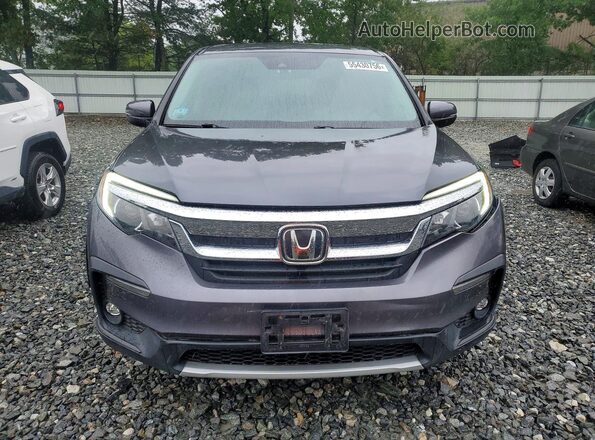 5FNYF6H39KB081684 2019 HONDA PILOT Серый Вид спереди