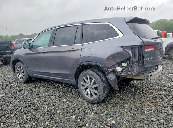 5FNYF6H39KB081684 2019 HONDA PILOT Серый Задняя левая четверть