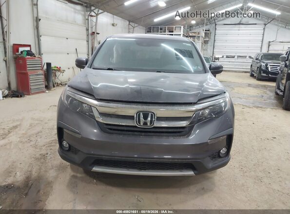 5FNYF6H39LB049576 2020 HONDA PILOT Gray Вид щитка приладів