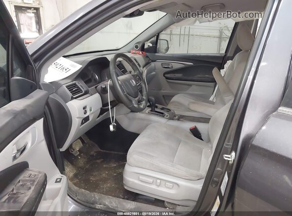 5FNYF6H39LB049576 2020 HONDA PILOT Gray Вид салону спереду