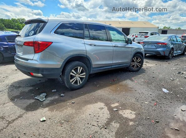 5FNYF6H3XHB021969 2017 HONDA PILOT Silver უკანა მარჯვენა