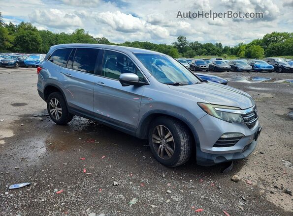 5FNYF6H3XHB021969 2017 HONDA PILOT Silver წინა მარჯვენა