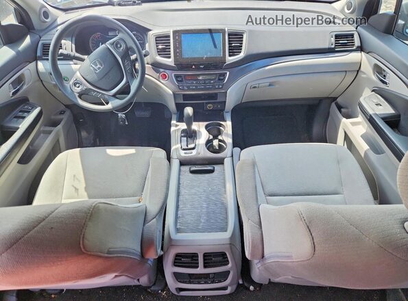 5FNYF6H3XHB021969 2017 HONDA PILOT Silver წინა პანელის ხედი