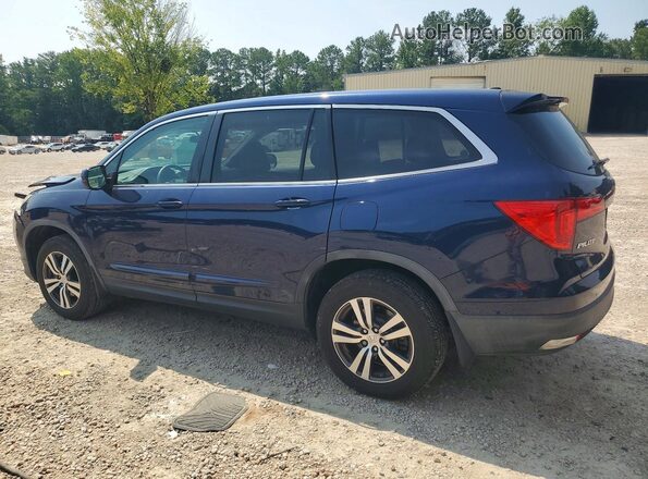 5FNYF6H3XJB031410 2018 HONDA PILOT Blue Հետևի ձախ