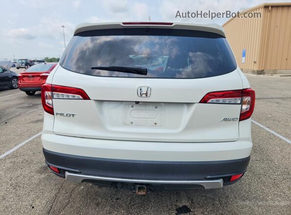 5FNYF6H40KB045049 2019 HONDA PILOT White უკანა ხედი
