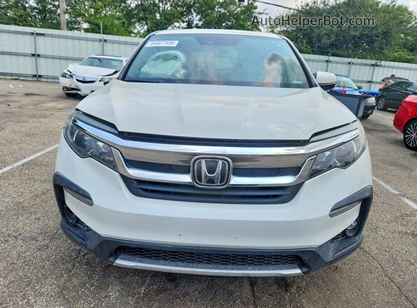 5FNYF6H40KB045049 2019 HONDA PILOT White წინა ხედი