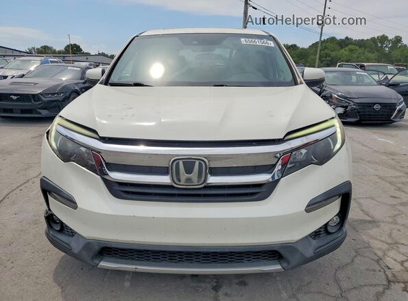5FNYF6H41KB023710 2019 HONDA PILOT White წინა ხედი