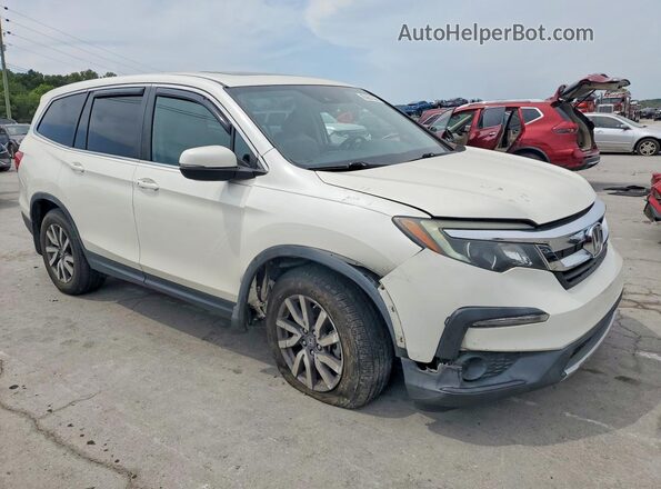 5FNYF6H41KB023710 2019 HONDA PILOT White წინა მარჯვენა