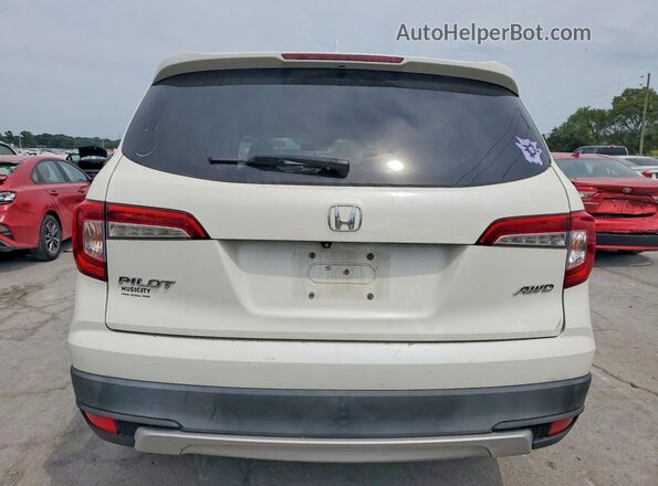 5FNYF6H41KB023710 2019 HONDA PILOT White უკანა ხედი