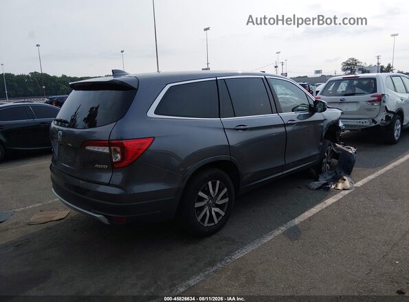 5FNYF6H41KB090842 2019 HONDA PILOT Gray Задня права чверть