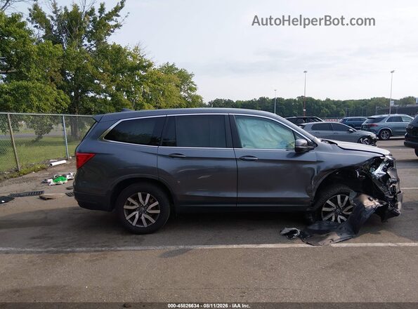 5FNYF6H41KB090842 2019 HONDA PILOT Gray Вид задньої частини салону