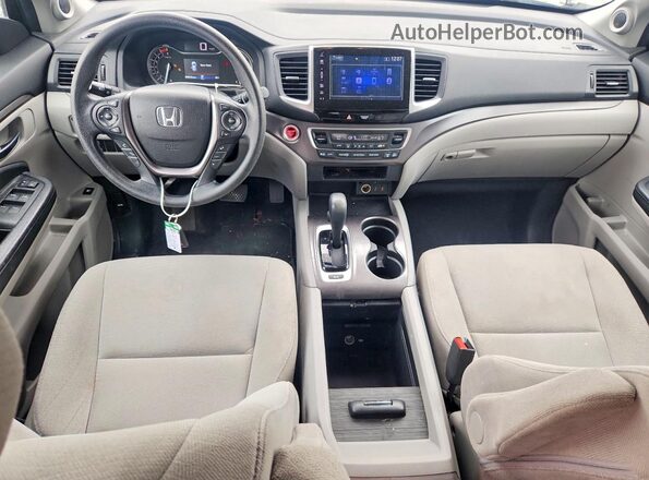 5FNYF6H42HB071614 2017 HONDA PILOT Blue Widok deski rozdzielczej