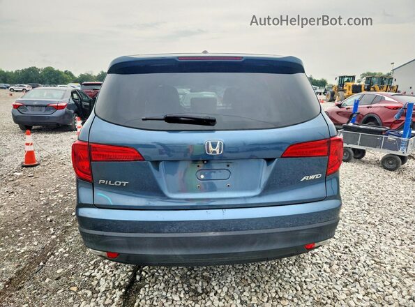 5FNYF6H42HB071614 2017 HONDA PILOT Blue Widok z tyłu