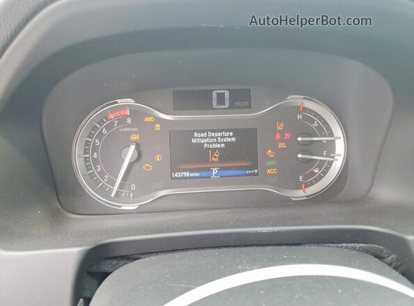 5FNYF6H45HB005932 2017 HONDA PILOT Black Vista del cuadro de instrumentos