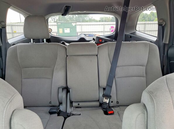 5FNYF6H45HB005932 2017 HONDA PILOT Black Vista de los asientos traseros