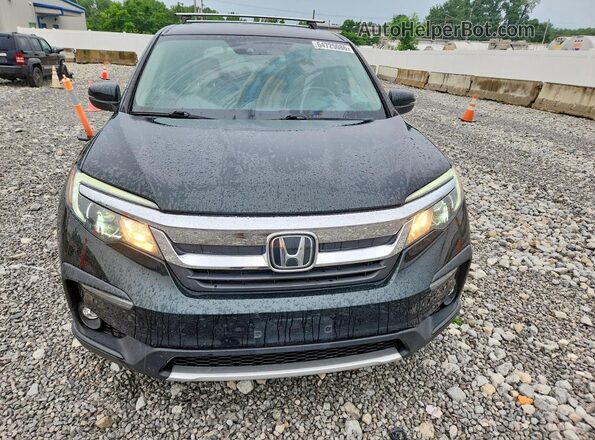 5FNYF6H45KB049257 2019 HONDA PILOT Green Widok z przodu