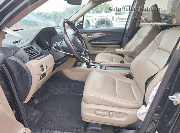 5FNYF6H45KB049257 2019 HONDA PILOT Green Widok wnętrza z przodu