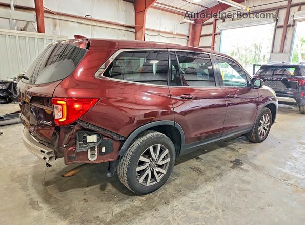 5FNYF6H46KB029003 2019 HONDA PILOT Maroon Tył prawy
