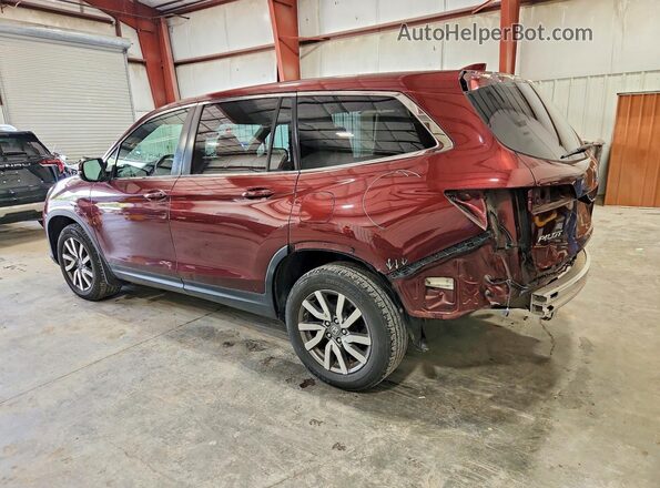 5FNYF6H46KB029003 2019 HONDA PILOT Maroon Tył lewy