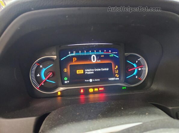 5FNYF6H46KB029003 2019 HONDA PILOT Maroon Widok zestawu wskaźników