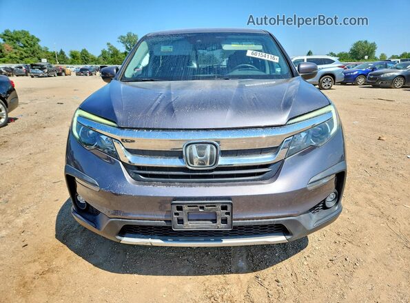 5FNYF6H47KB018270 2019 HONDA PILOT Gray წინა ხედი