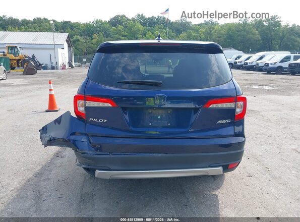 5FNYF6H48KB020514 2019 HONDA PILOT Синий 